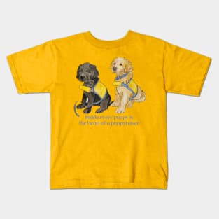 Heart of a Puppyraiser Kids T-Shirt